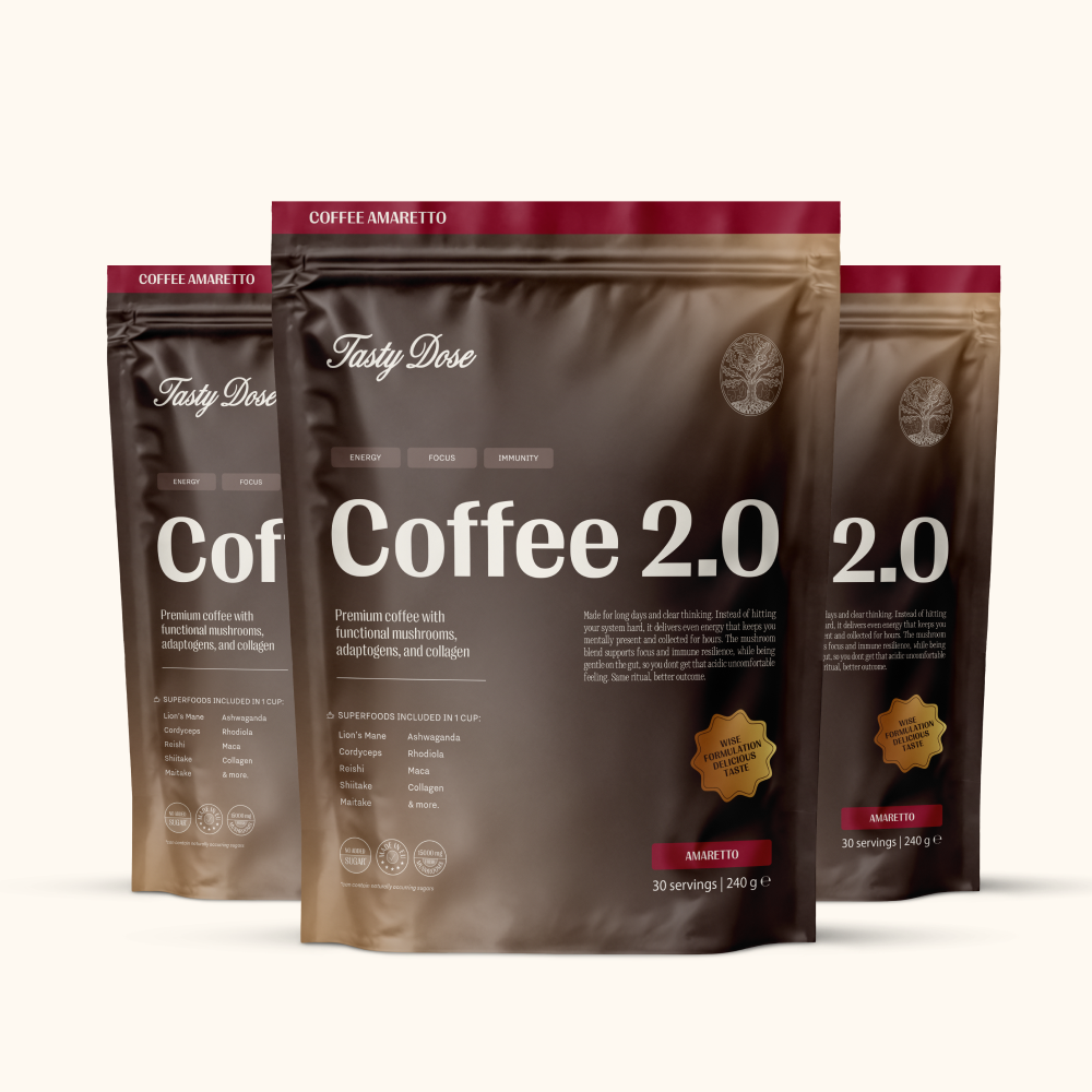3x Coffee 2.0 Amaretto
