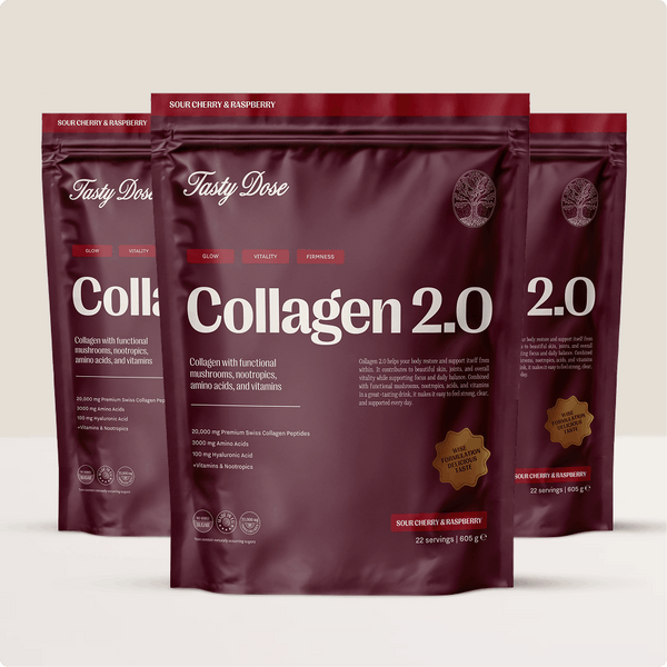 3x Collagen 2.0 - Sauerkirsche & Himbeere