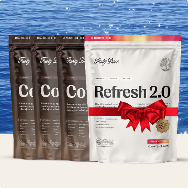 3x COFFEE & 🎁 FREE REFRESH