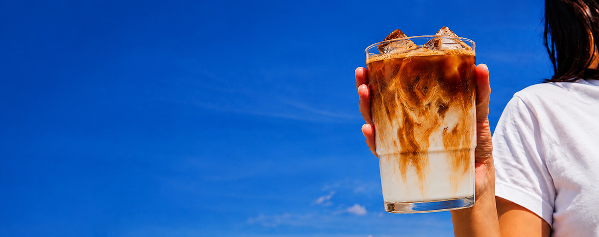 NEU! Der leckerste <br> Eiskaffee ist da!