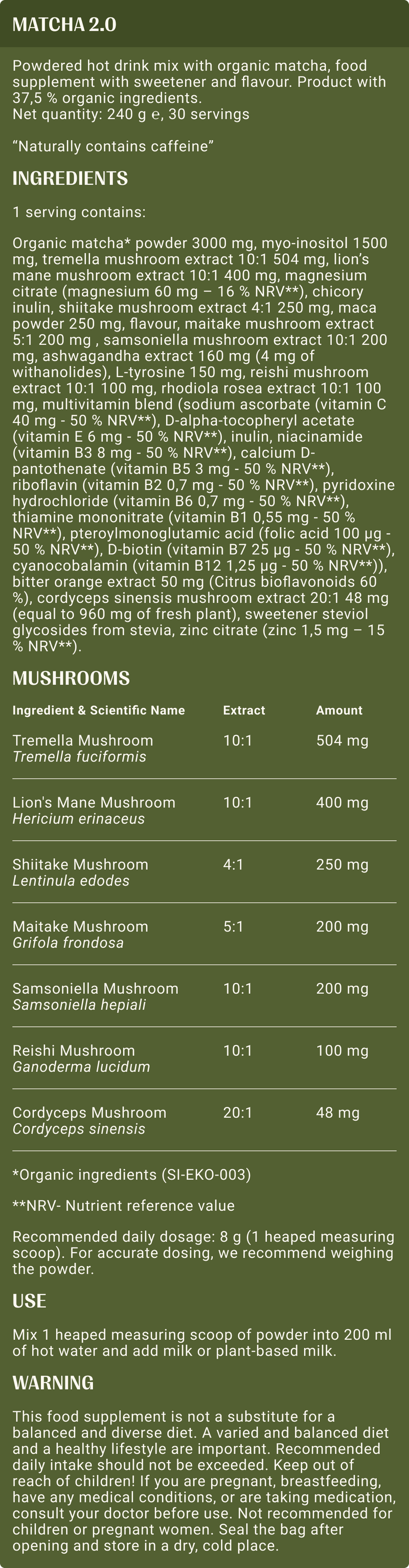Organic Matcha