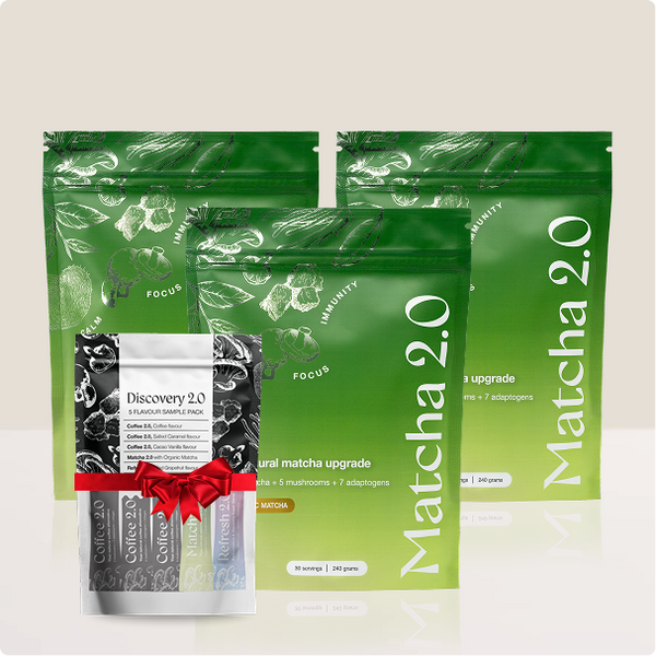3x MATCHA 2.0 + FREE DISCOVERY PACK