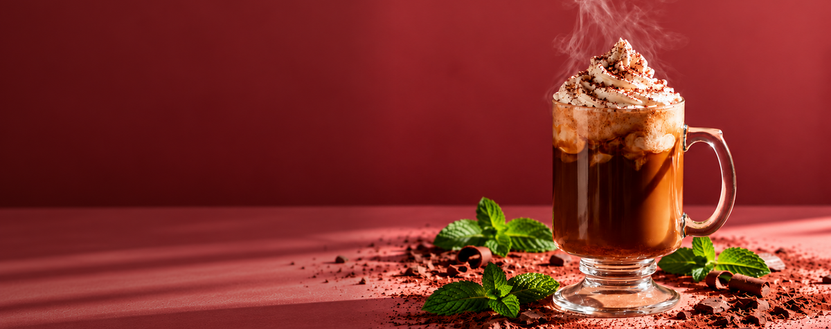 Warm cocoa,
cool finish
Coffee 2.0
Peppermint Mocha