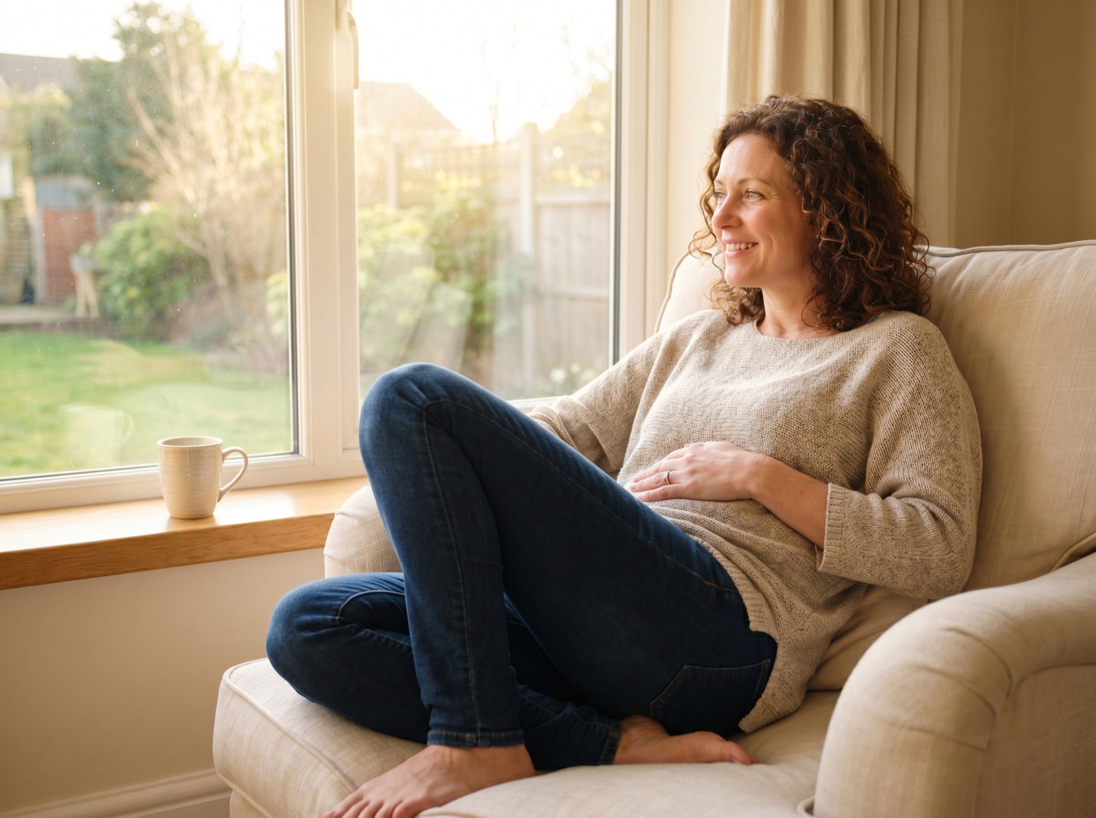 Relaxed and comfortable in the evening, no bloating