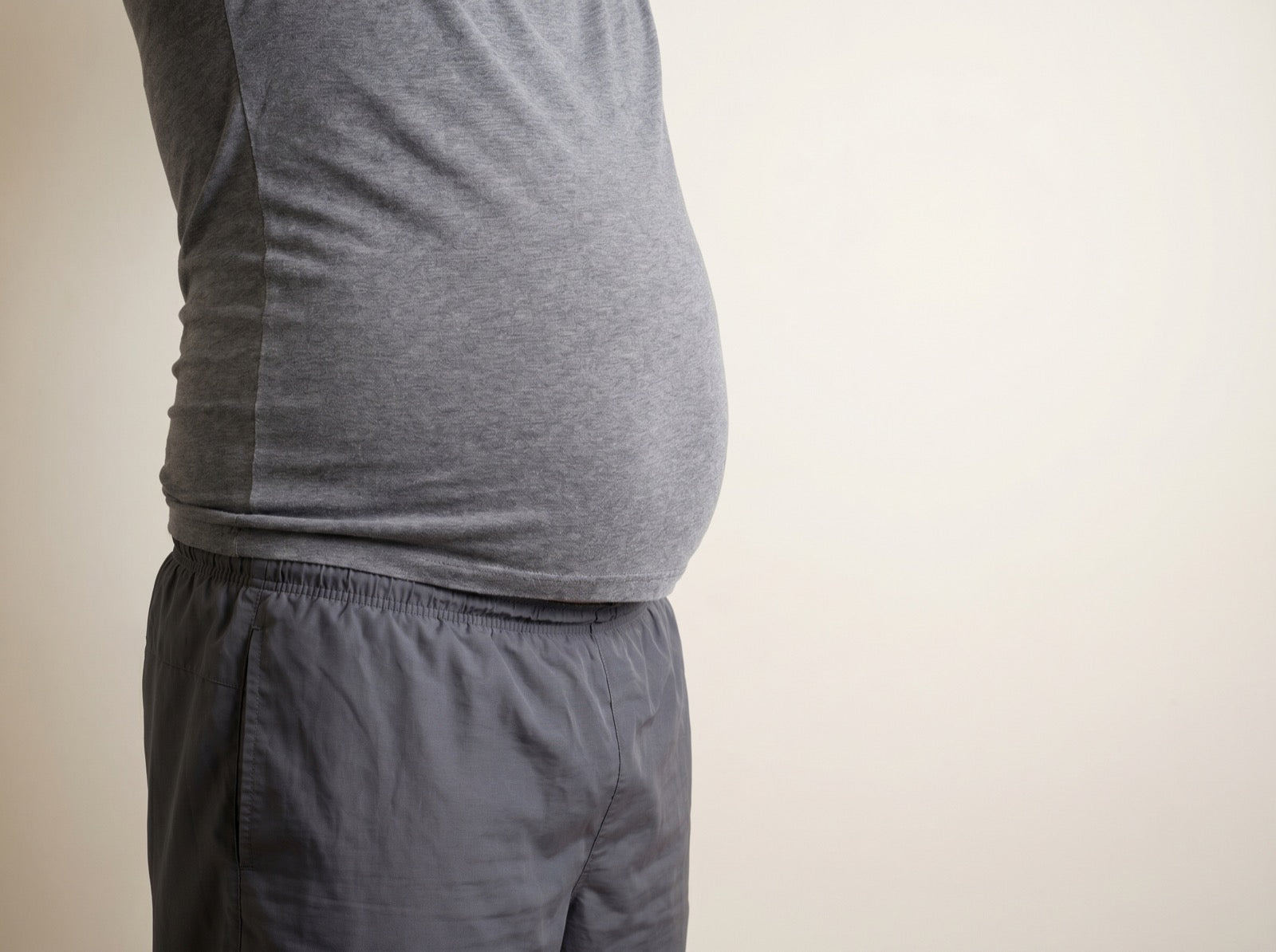 The firm, round, cortisol-driven belly most men start with
